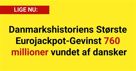 eurojackpot største gevinst